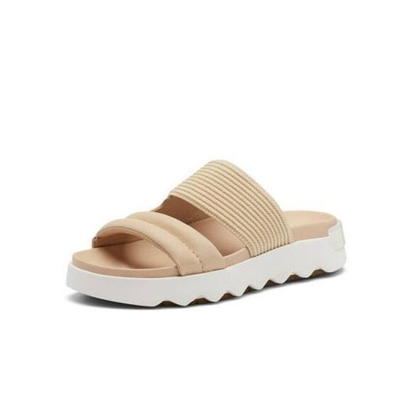 Sorel Women's Viibe Slide Sandals Slides Nova Sand Sea Salt Cream Size 9 - Picture 1 of 10